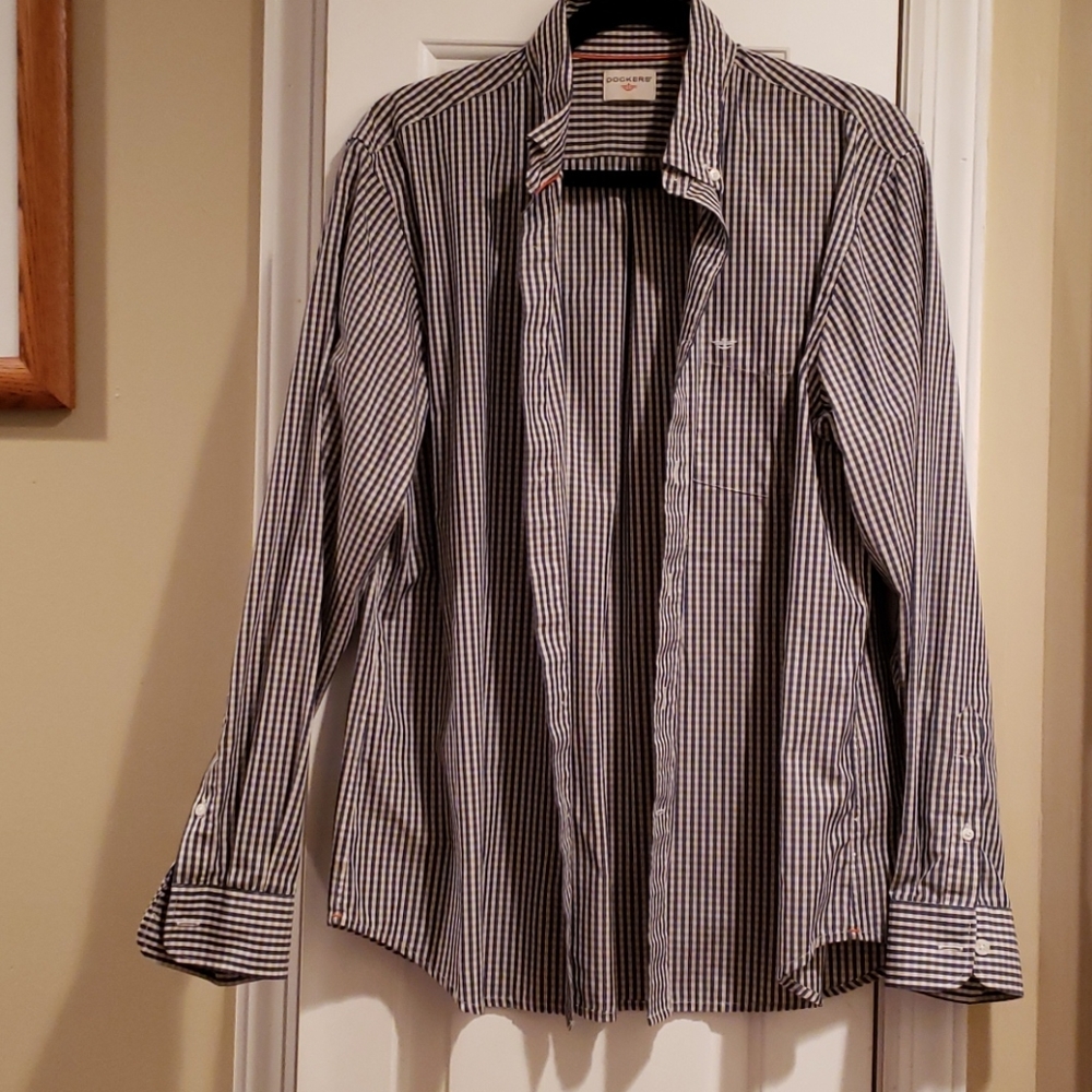 Mens long sleeve Button down shirt